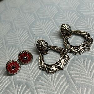 Two western style earrings
